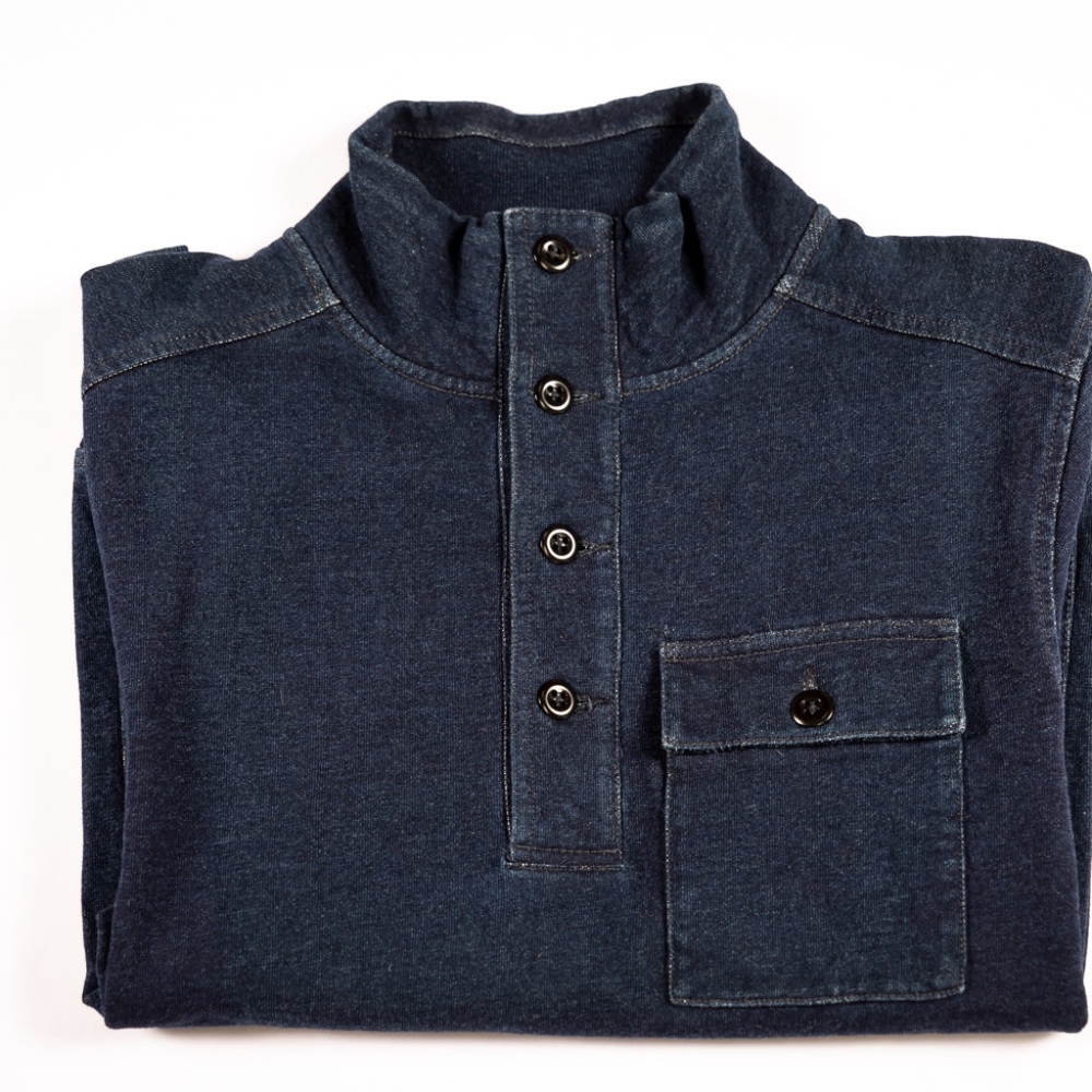 J.Crew Henley French Terry Sweat Shirt, Hoodies
